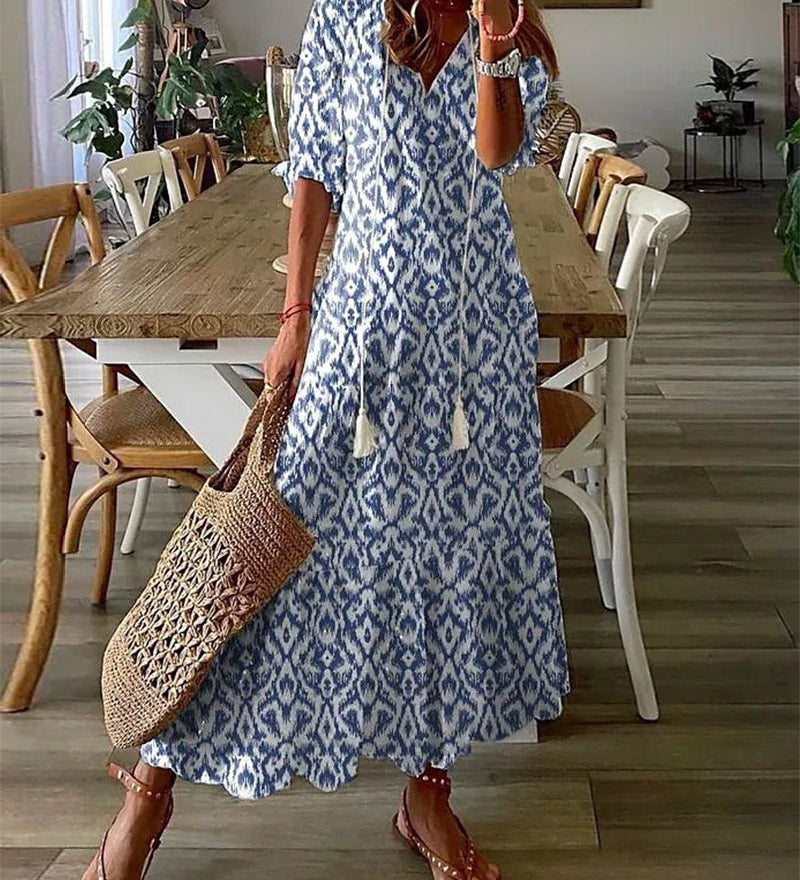 Michaela - Boho Dress with Tummy Coverage