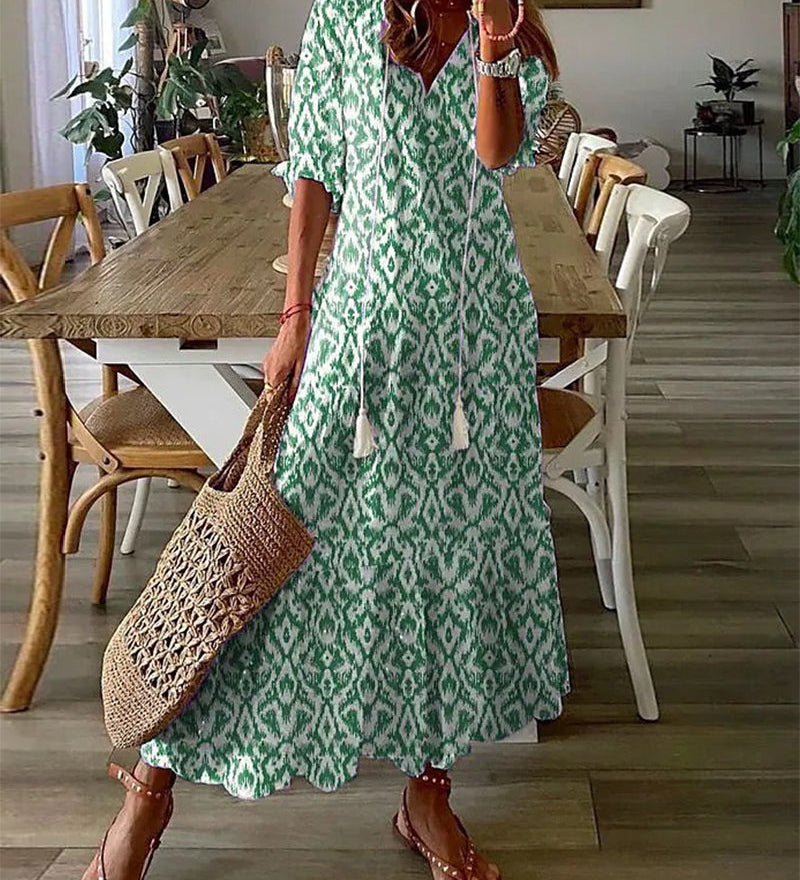 Michaela - Boho Dress with Tummy Coverage
