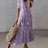Michaela - Boho Dress with Tummy Coverage