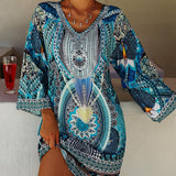 Emelia - Vibrant Bohemian Printed Dress