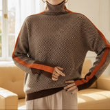 Eleanor | Luxe Herringbone High Neck