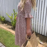 Nicola - Midi Dress with Short Sleeves