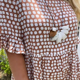 Nicola - Midi Dress with Short Sleeves