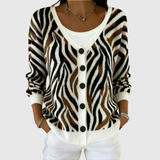 Comfortable Buttoned Knit Cardigan