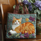 Handgemachte Tasche - Rote Katze