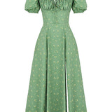 Aviana - Puff Sleeve Bloom Dress