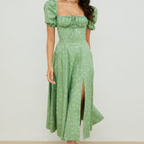 Aviana - Puff Sleeve Bloom Dress