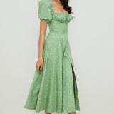 Aviana - Puff Sleeve Bloom Dress