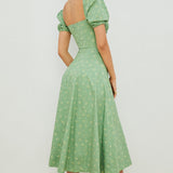 Aviana - Puff Sleeve Bloom Dress