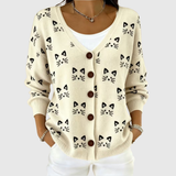 Comfortable Buttoned Knit Cardigan