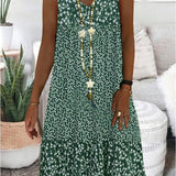AYLA | SLEEVELESS V-NECK DRESS
