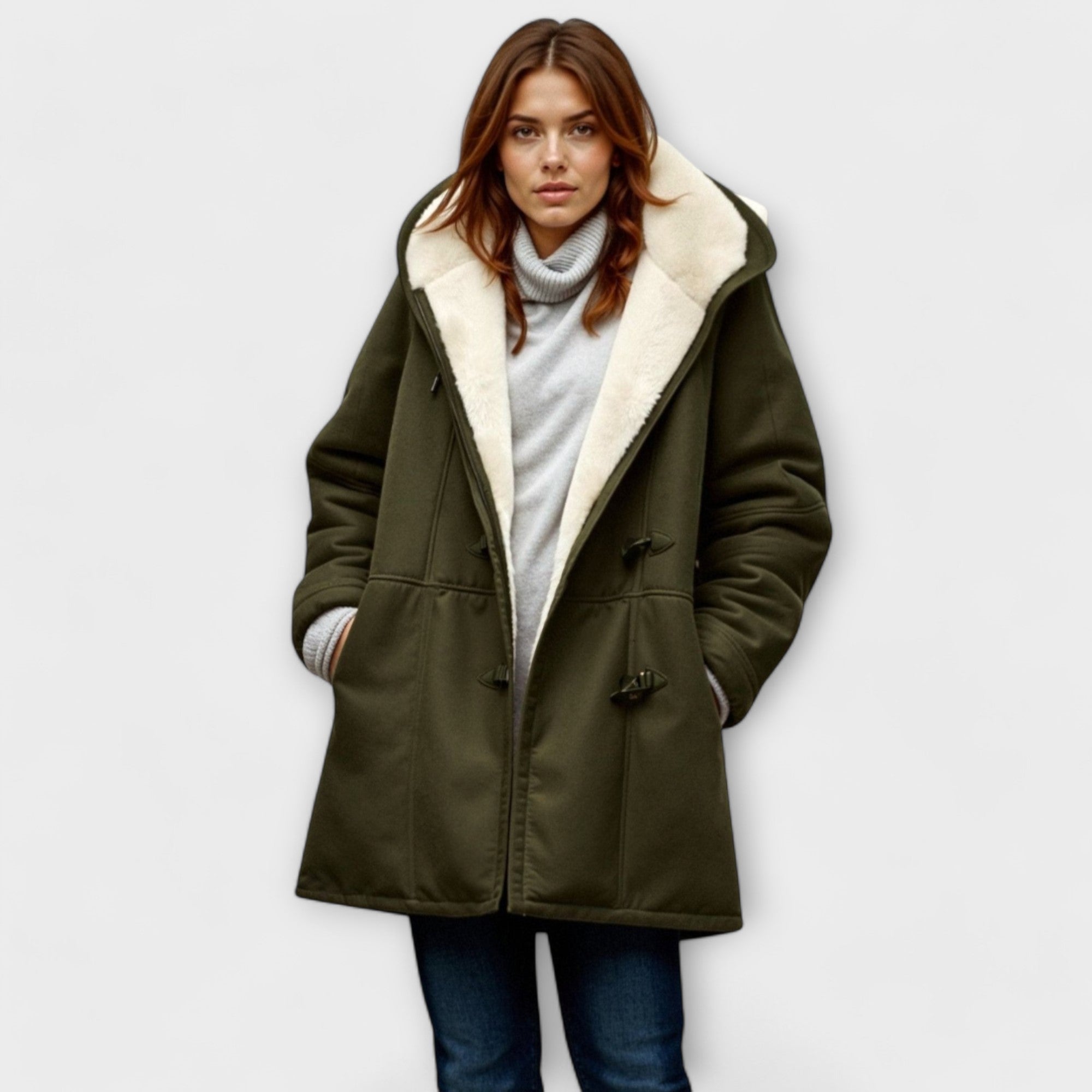 Ana - Cosy Coat with Fur
