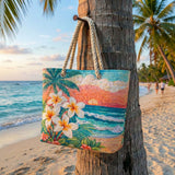 Handgefertigte Strandtasche | Tropischer Geist