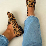 Gia - Elegant Leopard Loafers
