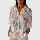 Lightweight and Colourful Printed Blouse