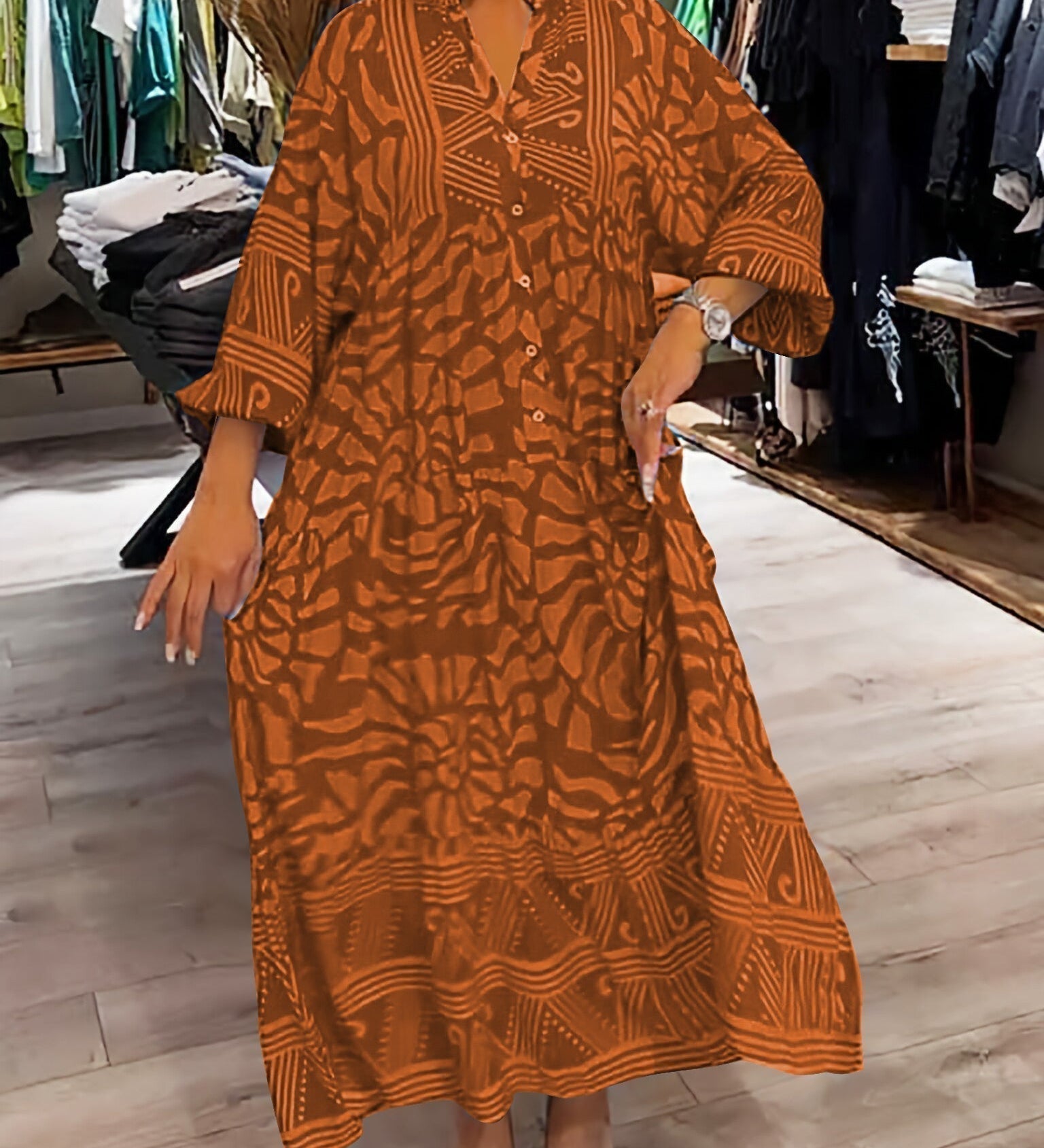 Carmilla - Vibrant Printed Dress