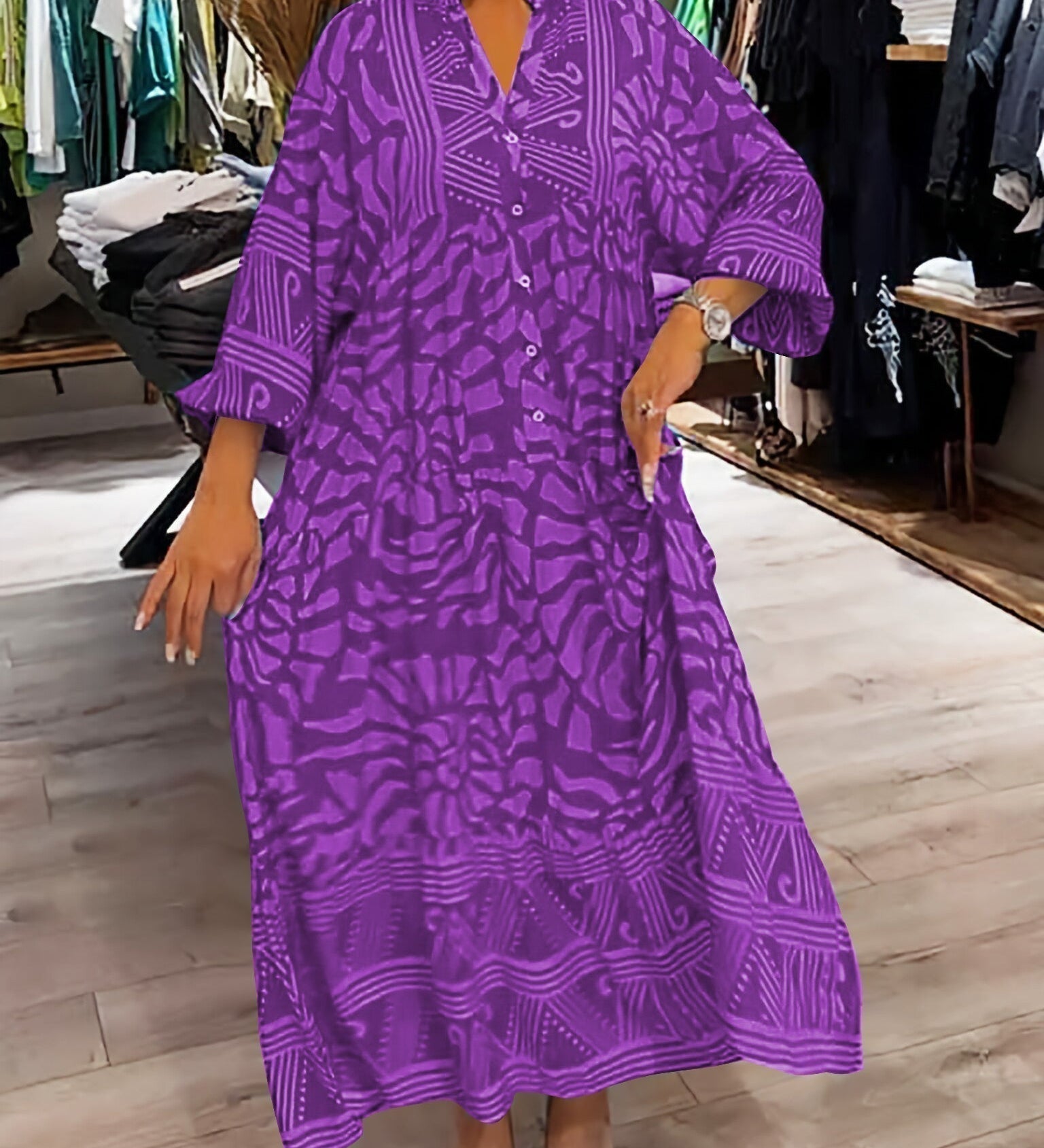 Carmilla - Vibrant Printed Dress