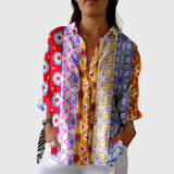 Lightweight and Colourful Printed Blouse