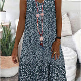 AYLA | SLEEVELESS V-NECK DRESS