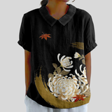 Elegant Floral Comfort Top