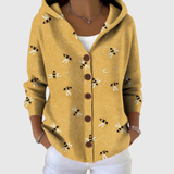 Comfortable Hooded Cardigan