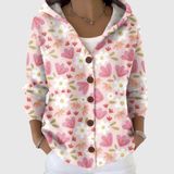 Hooded Comfort Cardigan in Knit