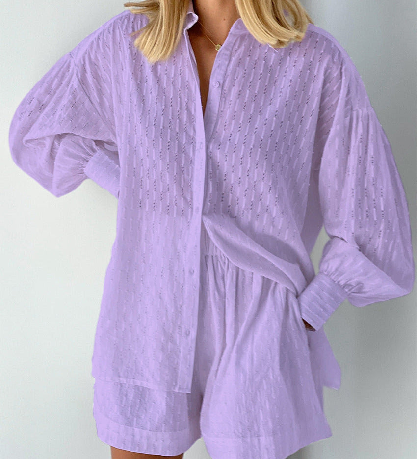 Elizabeth - Lightweight Shirt and Shorts Set