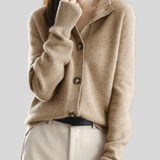 Claire | Retro Style Cashmere Cardigan