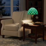 Lampe classique avec vitraux