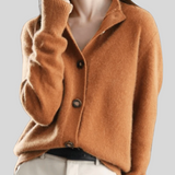 Claire | Retro Style Cashmere Cardigan
