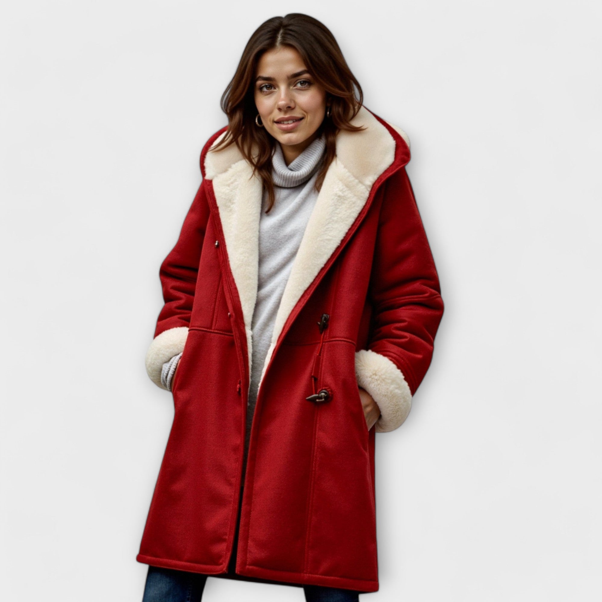Ana - Cosy Coat with Fur