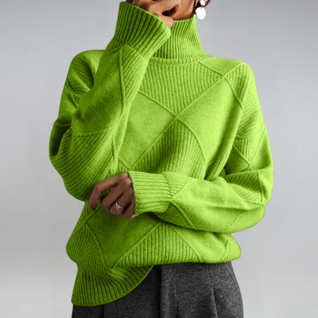 Lauren | Luxurious Cashmere Roll Neck Jumper