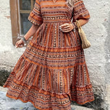 Joraine - Fluid Ethnic Dress