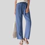 Vara - Relaxed Fit Trousers with Drawstring