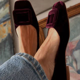 Noë™ | Suede Loafers with Design