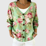 Comfortable Buttoned Knit Cardigan