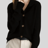 Claire | Retro Style Cashmere Cardigan