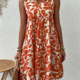 TASHA | MIDI FLUID DRESS WITH A FLARED CUT
