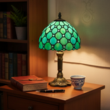 Lampe classique avec vitraux