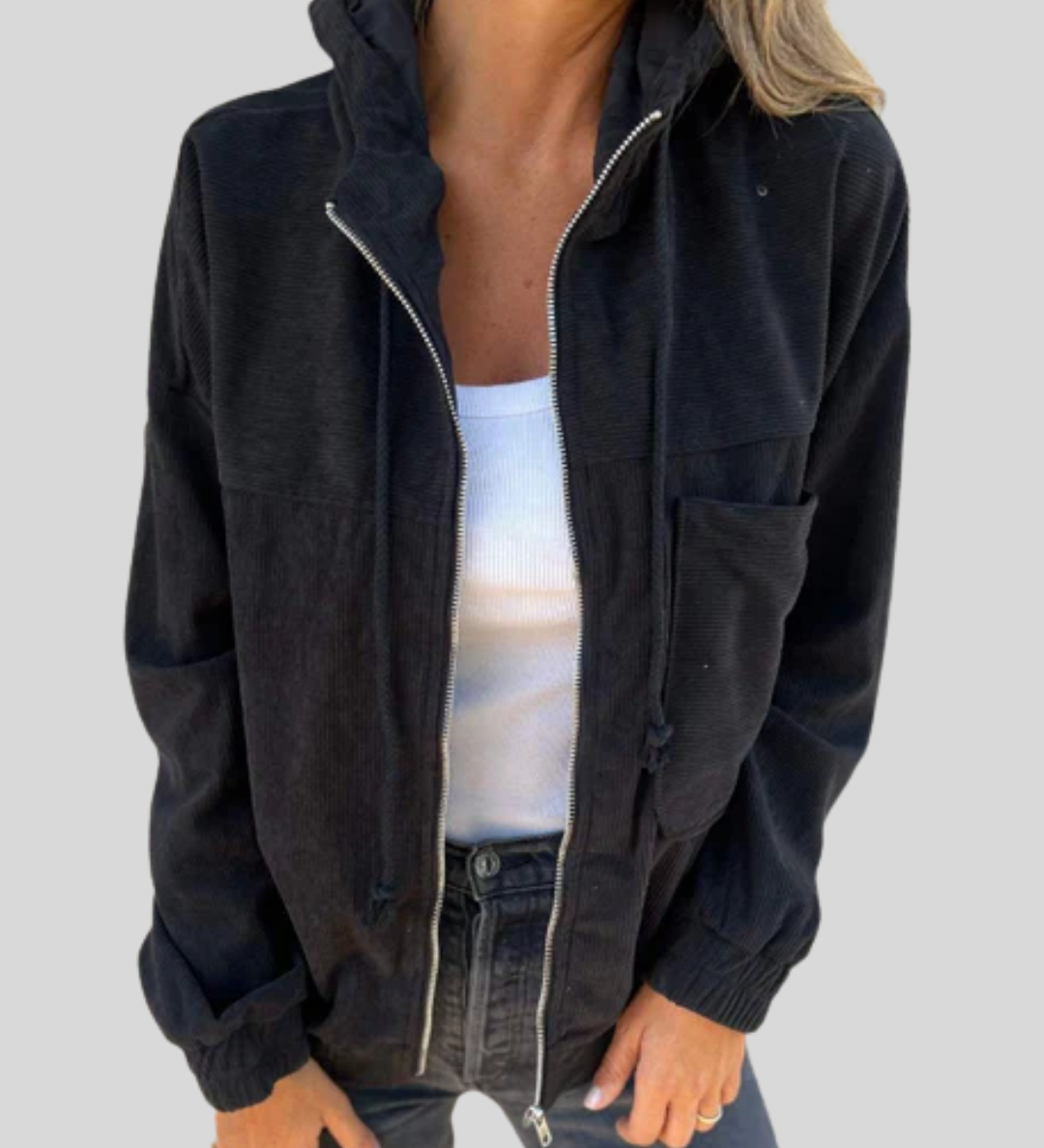 Mabel | Soft Gilet with Zip