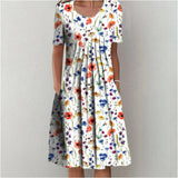 Hailey | Elegant and Casual Floral Dress with Pockets