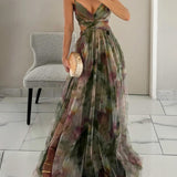 Giselle | Enchanted maxi dress with floral pattern