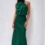 Tyra | Elegant evening dress with halter neck