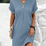 Carina - Spring Dress with V-Neck