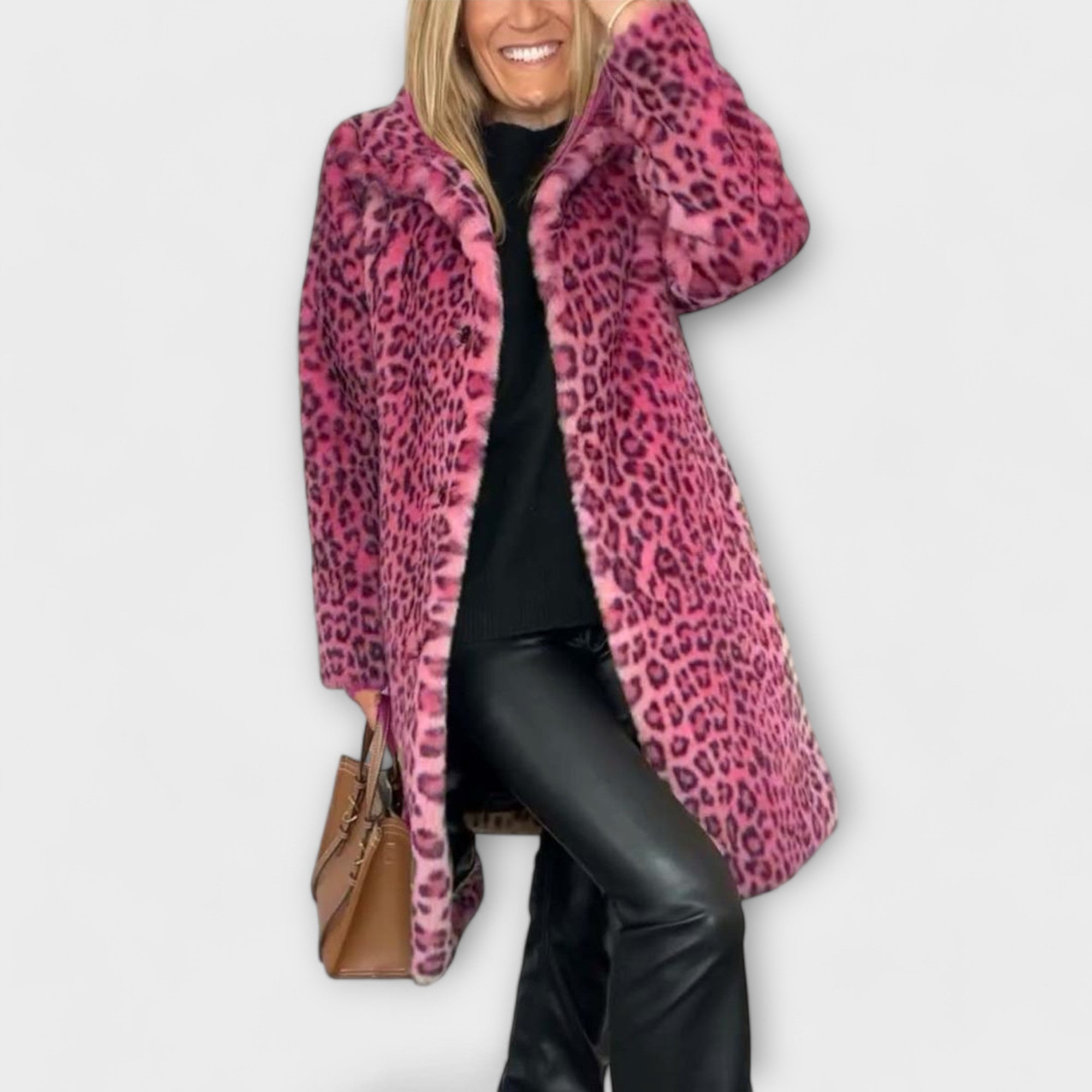 Jessica - Leopard Print Coat