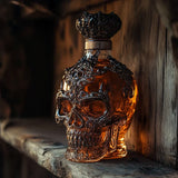 Whisky-Karaffe in Form eines Totenschädels
