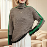 Eleanor | Luxe Herringbone High Neck