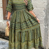 Joraine - Fluid Ethnic Dress
