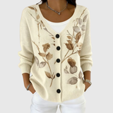 Comfortable Buttoned Knit Cardigan