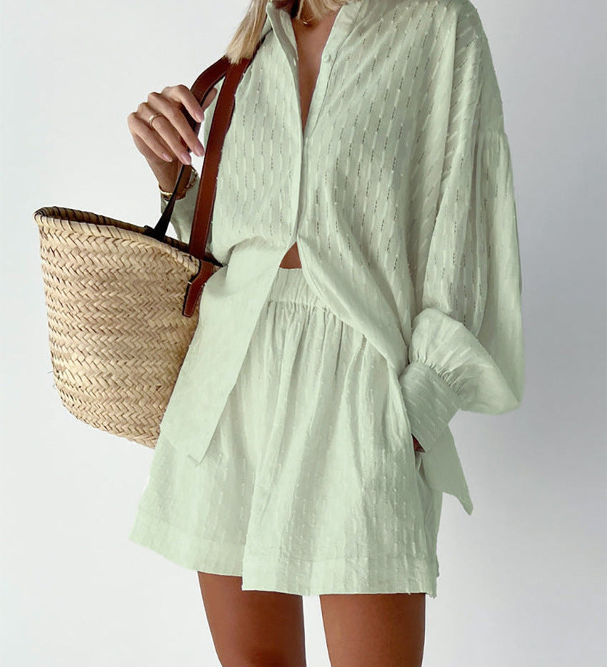 Elizabeth - Lightweight Shirt and Shorts Set